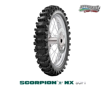 Pirelli bagdæk 90/100 - 16 NHS 51M TT SCORPION MX SOFT